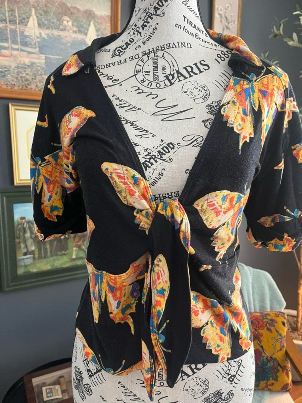 Free People Butterfly Wrap Top